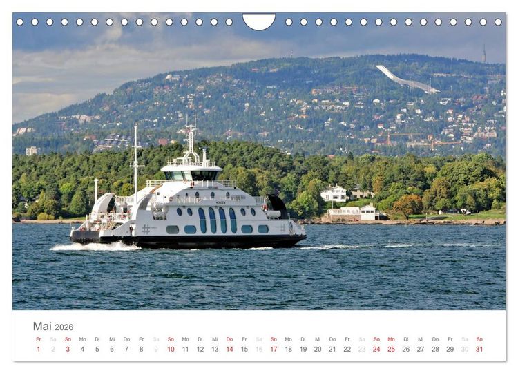 Produktbild: Oslo im Auge des Fotografen (Wandkalender 2026 DIN A4 quer), CALVENDO Monatskalender