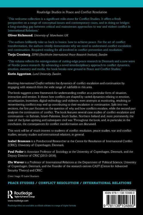 Produktbild: Resolving International Conflict