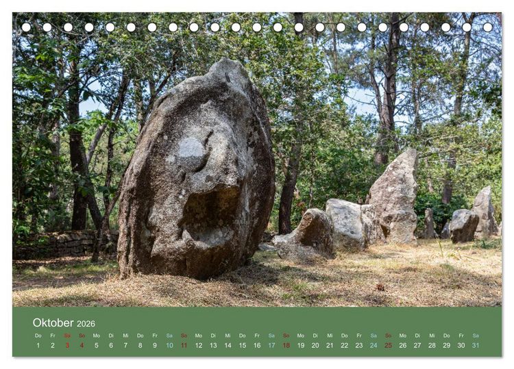 Produktbild: Mysteri&ouml;se Megalithen (Tischkalender 2026 DIN A5 quer), CALVENDO Monatskalender