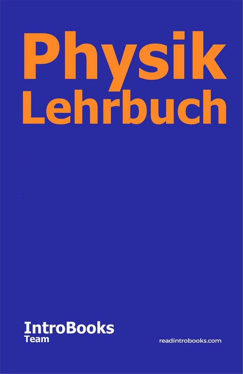 Produktbild: Physik Lehrbuch