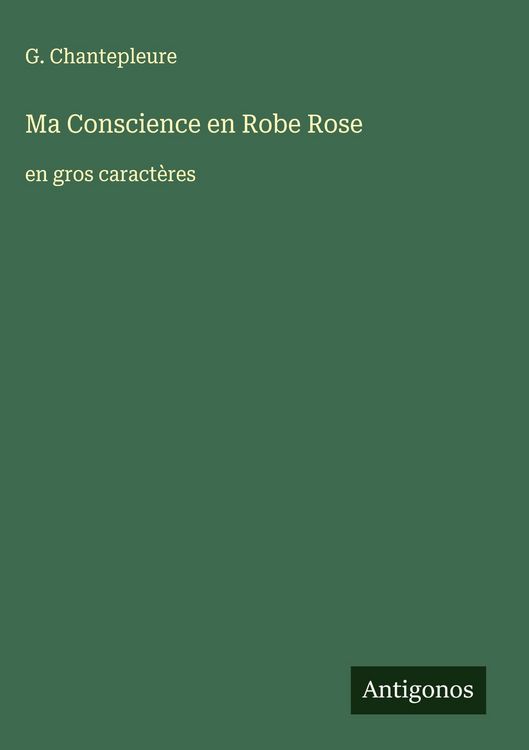 Produktbild: Ma Conscience en Robe Rose
