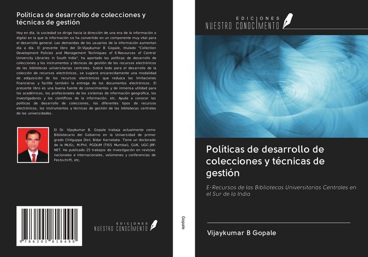 Produktbild: Pol&iacute;ticas de desarrollo de colecciones y t&eacute;cnicas de gesti&oacute;n