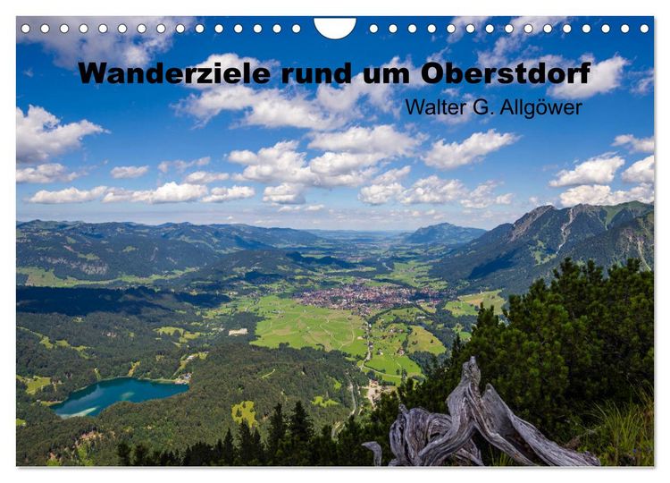Produktbild: Wanderziele rund um Oberstdorf (Wandkalender 2026 DIN A4 quer), CALVENDO Monatskalender
