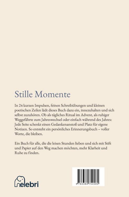 Produktbild: Stille Momente mit mehr als 20 Texten und Poesie zur Reflexion
