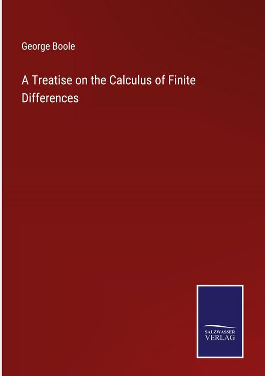 Produktbild: A Treatise on the Calculus of Finite Differences