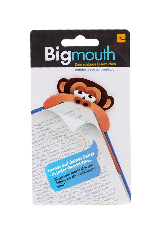 Produktbild: Bigmouth Affe - Dein schlaues Lesezeichen - Mit Magnet