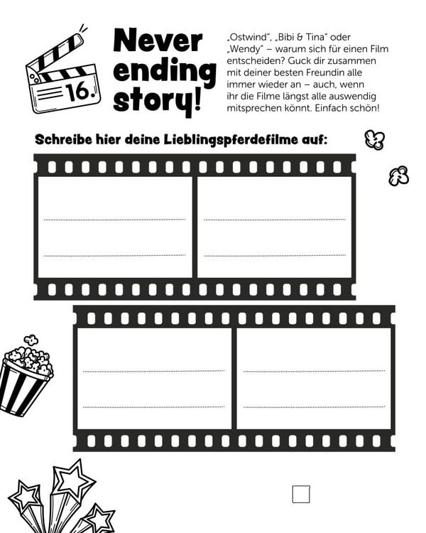 Produktbild: Die Bucket List f&uuml;r Pferdem&auml;dchen