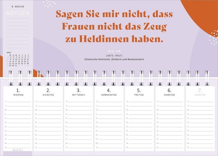 Produktbild: Tischkalender Kluge Frauen, die unsere Welt inspirieren 2027