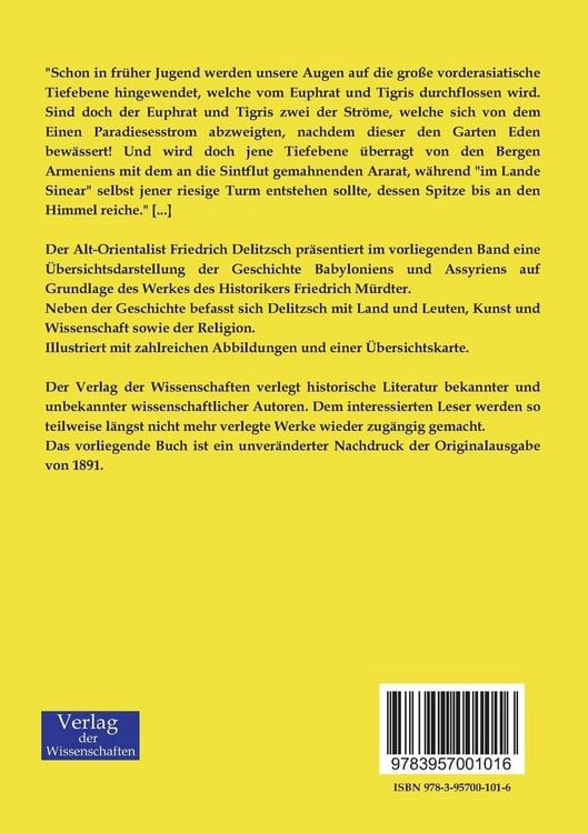 Produktbild: Geschichte Babyloniens und Assyriens