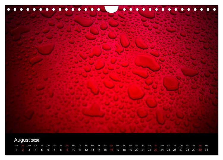 Produktbild: Lamborghini im Regen (Wandkalender 2026 DIN A4 quer), CALVENDO Monatskalender