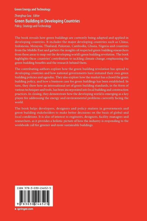 Produktbild: Green Building in Developing Countries