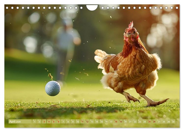 Produktbild: Tierische Balljunkies (Wandkalender 2026 DIN A4 quer), CALVENDO Monatskalender