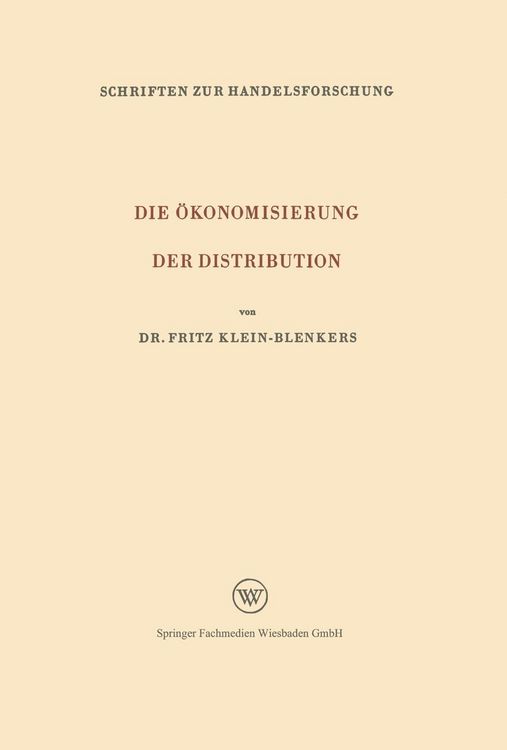 Produktbild: Die &Ouml;konomisierung der Distribution