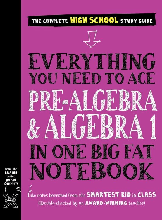 Produktbild: Everything You Need to Ace Pre-Algebra and Algebra I in One Big Fat Notebook