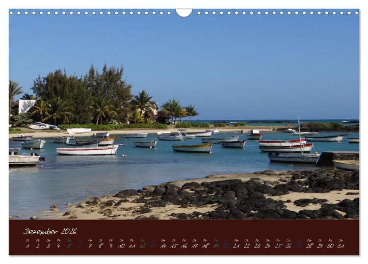 Produktbild: Indische Perle - Mauritius (Wandkalender 2026 DIN A3 quer), CALVENDO Monatskalender