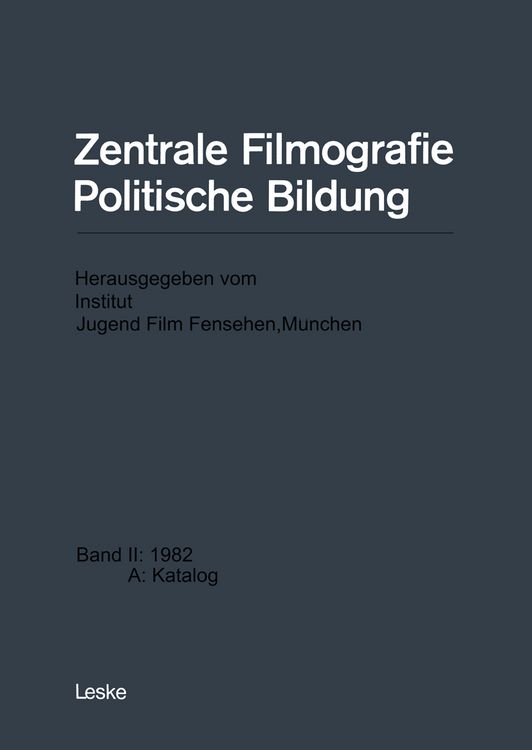 Produktbild: Zentrale Filmografie Politische Bildung