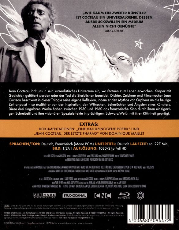 Produktbild: Jean Cocteau: Die Orpheus Trilogie [2 BRs]