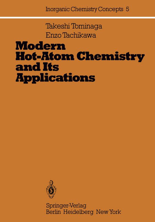 Produktbild: Modern Hot-Atom Chemistry and Its Applications