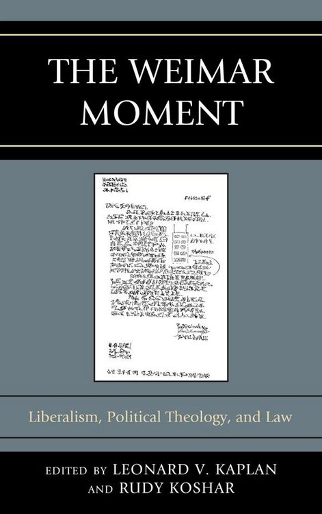Produktbild: The Weimar Moment