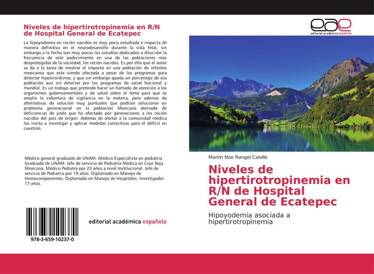 Produktbild: Niveles de hipertirotropinemia en R/N de Hospital General de Ecatepec