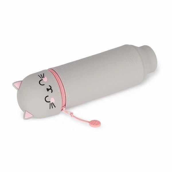 Produktbild: Legami 2-in-1 Federm&auml;ppchen aus Silikon - Kawaii - Katze