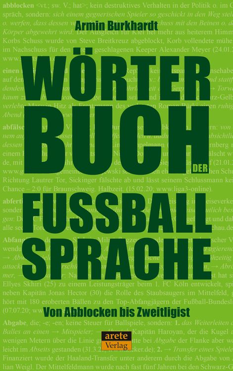 Produktbild: W&ouml;rterbuch der Fu&szlig;ballsprache