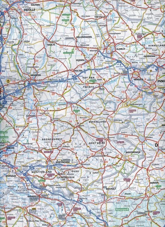 Produktbild: ADAC LänderKarte Benelux 1:300 000