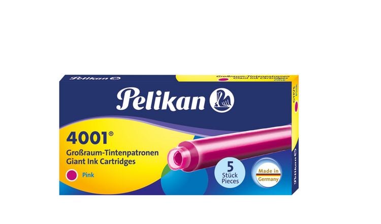 Produktbild: Pelikan Tintenpatronen 4001&reg; 5er Set Gro&szlig;raum-Patronen, Pink