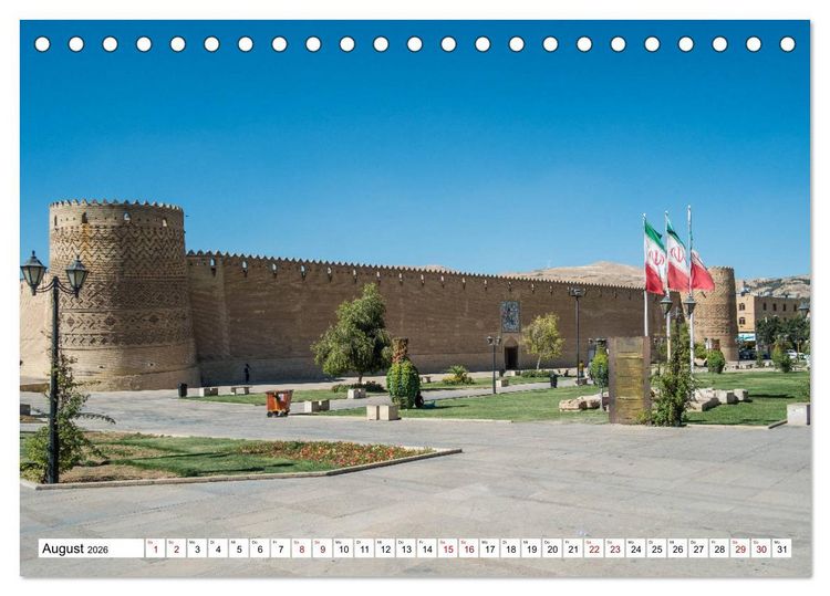 Produktbild: St&auml;dte des Irans - Shiraz (Tischkalender 2026 DIN A5 quer), CALVENDO Monatskalender