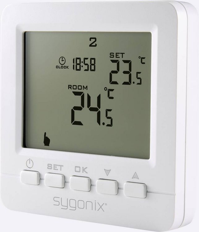 Produktbild: Sygonix SY-4500818 Raumthermostat Unterputz Wochenprogramm 1St.