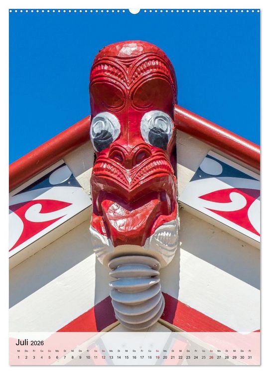 Produktbild: Neuseeland und die Cook Islands - Inseltr&auml;ume und Bergwelten (Wandkalender 2026 DIN A2 hoch), CALVENDO Monatskalender