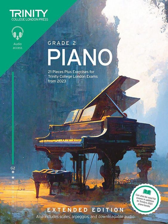 Produktbild: Trinity College London Piano Exam Pieces Plus Exercises from 2023: Grade 2: Extended Edition