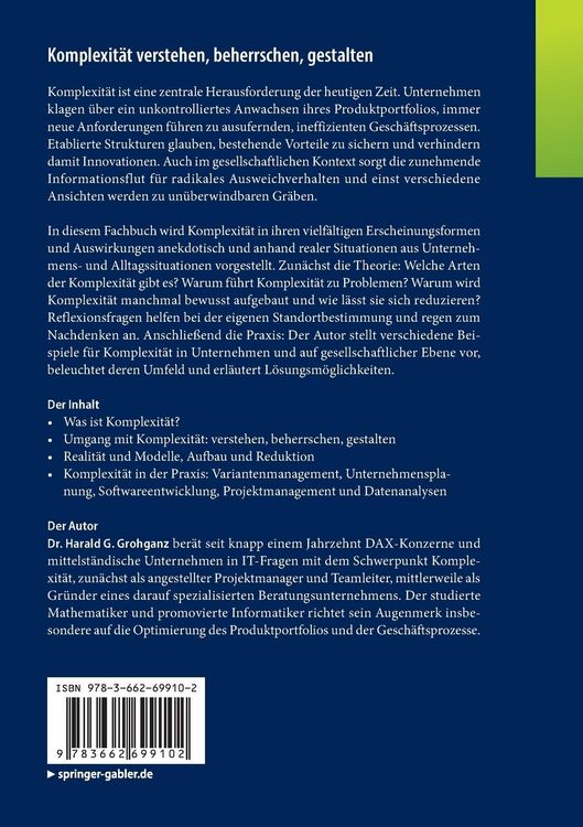 Produktbild: Komplexit&auml;t verstehen, beherrschen, gestalten