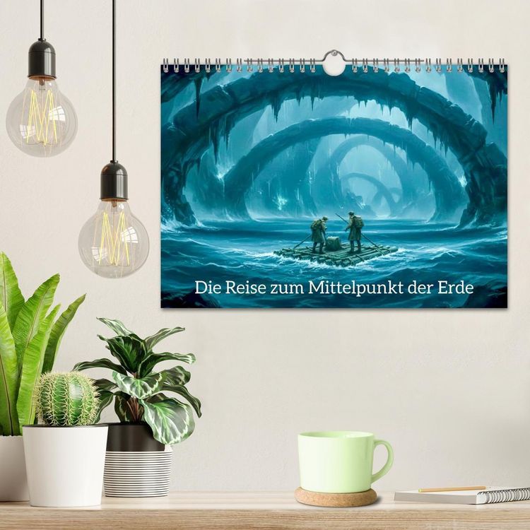 Produktbild: Die Reise zum Mittelpunkt der Erde (Wandkalender 2027 DIN A4 quer), CALVENDO Monatskalender