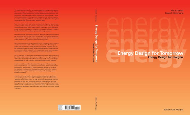 Produktbild: Energy Design for Tomorrow. Energie Design f&uuml;r morgen
