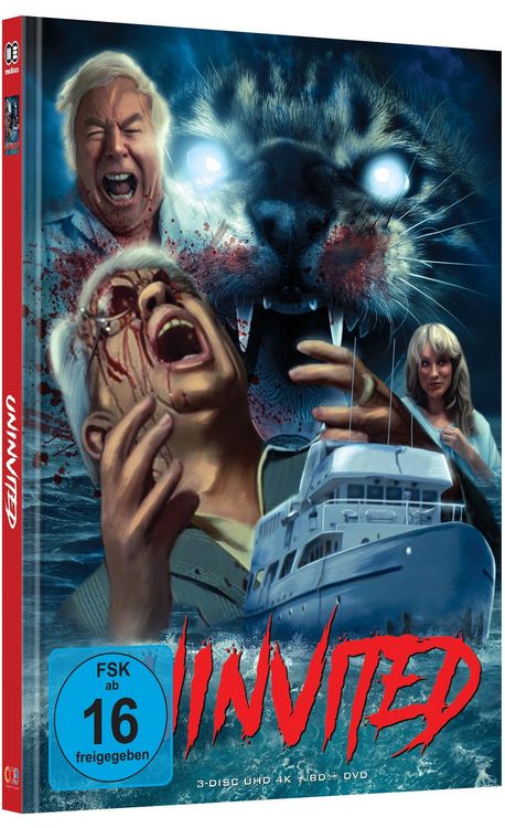 Produktbild: Uninvited - Mediabook - Cover C - Limited Edition (4K Ultra HD) (+ Blu-ray) (+ DVD)