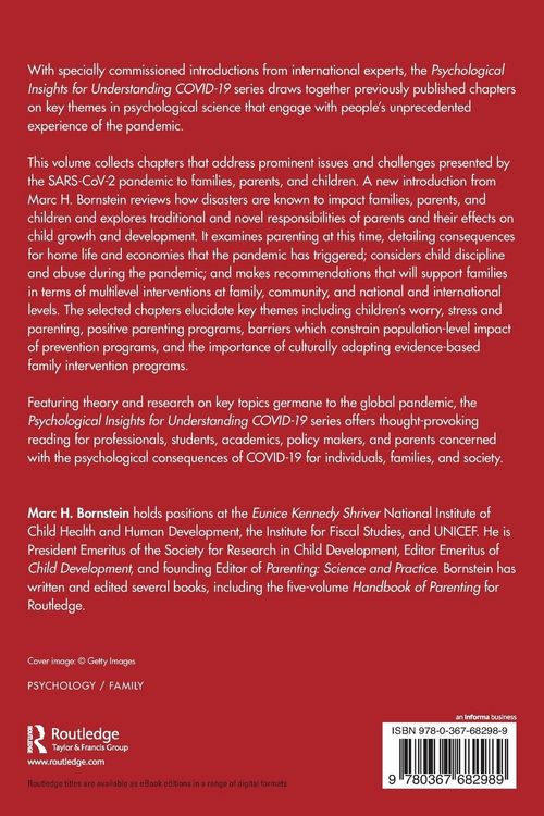 Produktbild: Psychological Insights for Understanding COVID-19 and Families, Parents, and Children