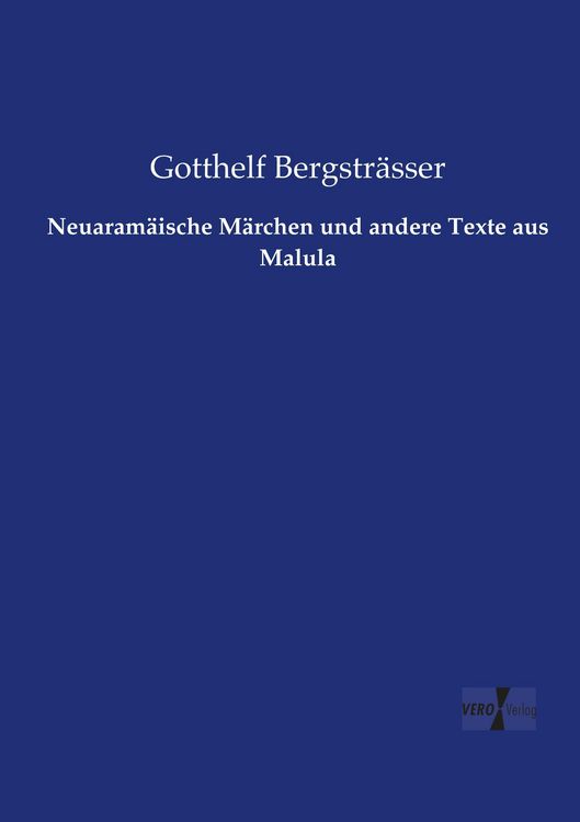 Produktbild: Neuaram&auml;ische M&auml;rchen und andere Texte aus Malula