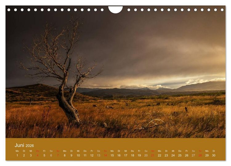 Produktbild: Farbenfrohes Patagonien (Wandkalender 2026 DIN A4 quer), CALVENDO Monatskalender