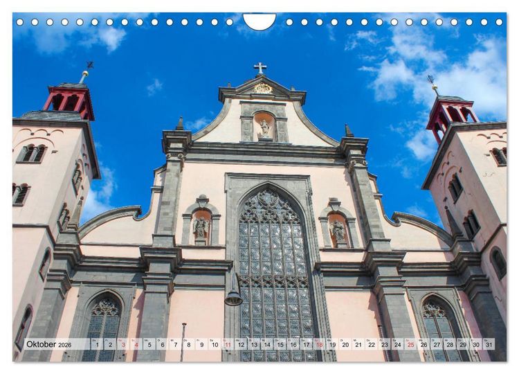 Produktbild: Kirchen in K&ouml;ln - Heilige St&auml;tten und imposante Bauten (Wandkalender 2026 DIN A4 quer), CALVENDO Monatskalender