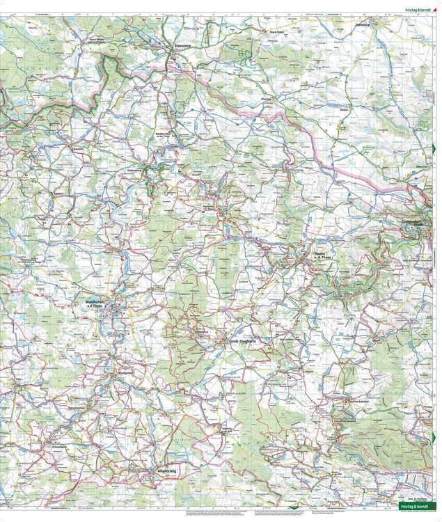 Produktbild: freytag & berndt Wanderkarte WK 0075 N&ouml;rdliches Waldviertel, Gm&uuml;nd - Heidenreichstein - Waidhofen a.d. Thaya - Raabs a.d. Thaya 1:50.000