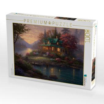 Produktbild: CALVENDO Puzzle Je sp&auml;ter der Abend | 1000 Teile Lege-Gr&ouml;&szlig;e 64x48cm Foto-Puzzle f&uuml;r gl&uuml;ckliche Stunden