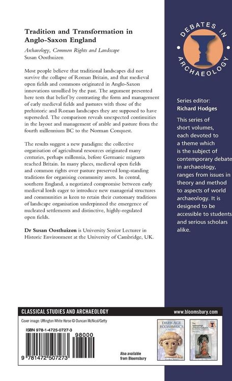 Produktbild: Tradition and Transformation in Anglo-Saxon England