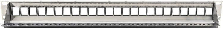 Produktbild: Digitus 24 Port Netzwerk-Patchpanel 483mm (19\") Unbest&uuml;ckt 1 HE Unbest&uuml;ckt