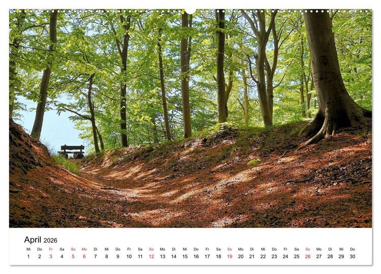 Produktbild: Insel R&uuml;gen (hochwertiger Premium Wandkalender 2026 DIN A2 quer), Kunstdruck in Hochglanz