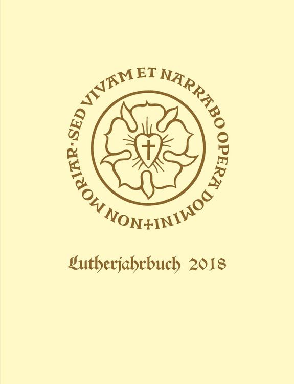 Produktbild: Lutherjahrbuch 85. Jahrgang 2018