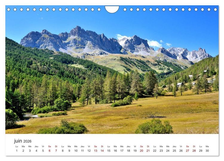 Produktbild: Routes des Grandes Alpes, Un voyage par les Alpes fran&ccedil;aises (Calendrier mural 2026 DIN A4 vertical), CALVENDO calendrier mensuel