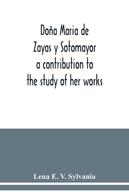 Produktbild: Do&ntilde;a Maria de Zayas y Sotomayor
