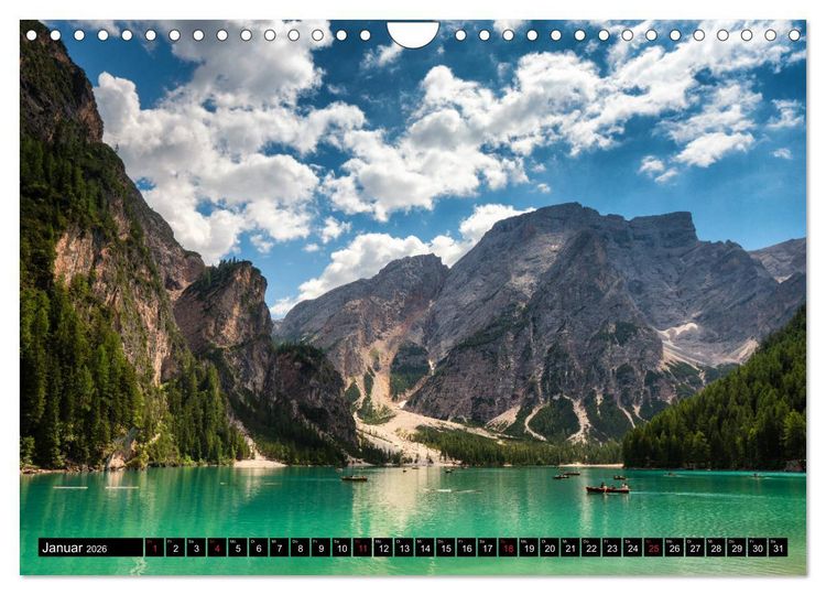 Produktbild: Tiroler Bergseen (Wandkalender 2026 DIN A4 quer), CALVENDO Monatskalender