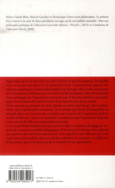 Produktbild: Transmettre Apprendre